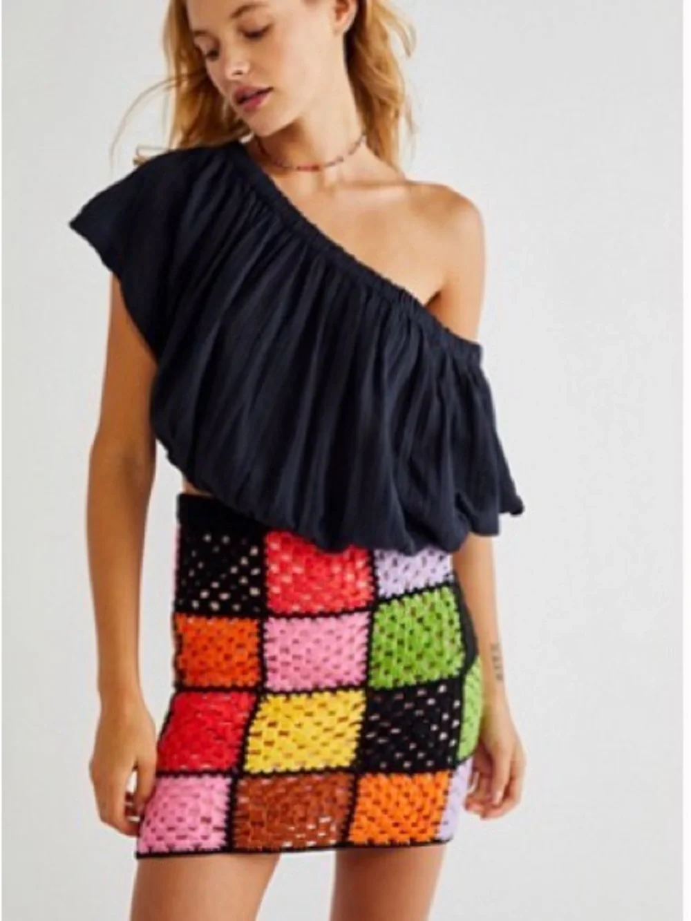 Free People Sneak Peak Top Solid Top
